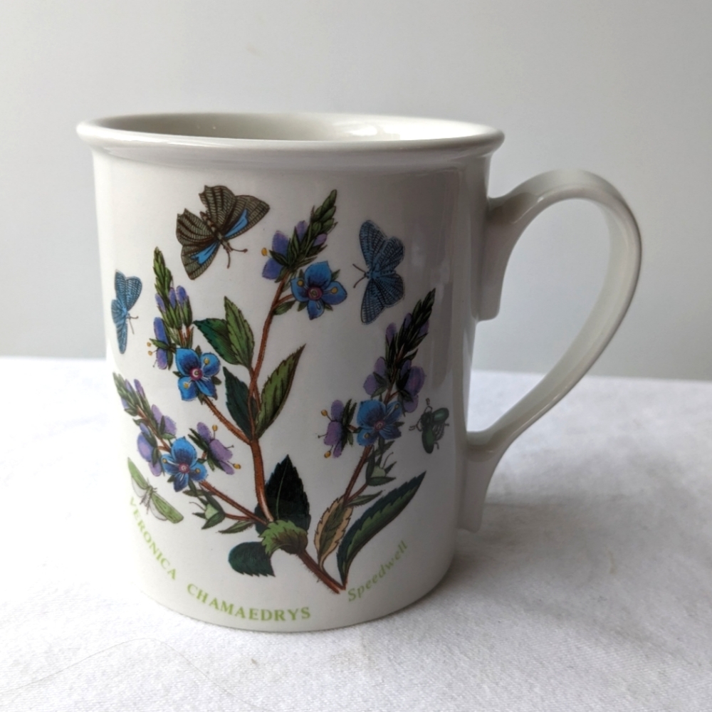 Vintage Portmeirion Botanic Garden Speedwell Breakfast Mug